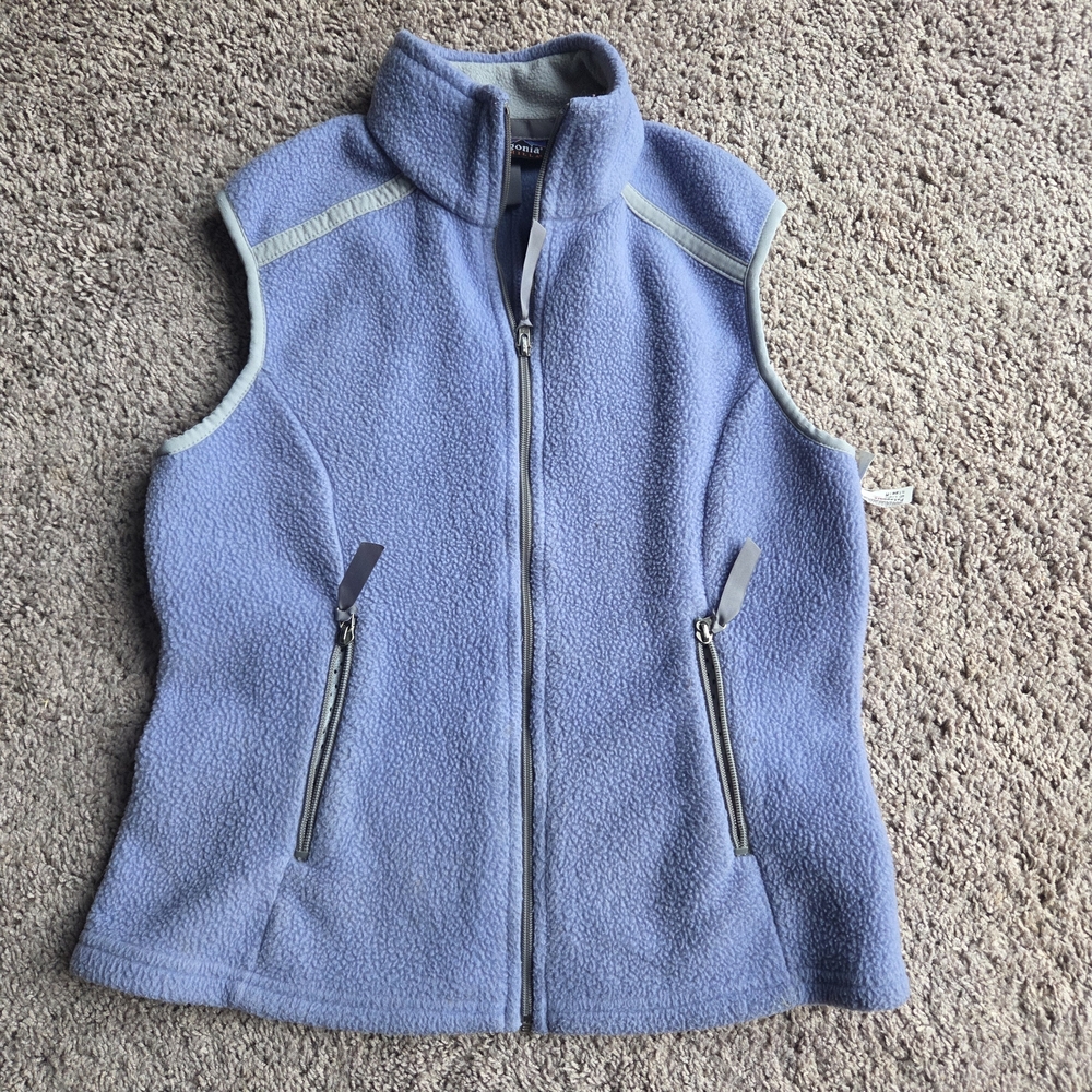 Patagonia Light Blue Fleece Vest